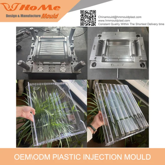 Customized Best Price PS Refrigerator Drawer Mould Plastic Injection Molding Design Refrigerator Parts Mould
